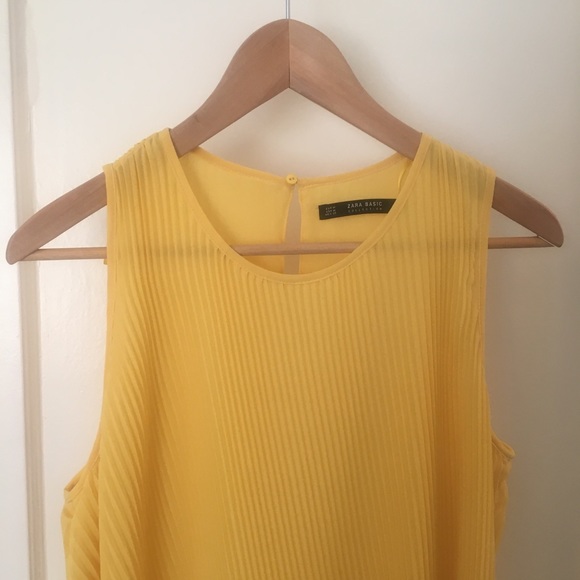 Marigold Accordion Zara Blouse top - Picture 8 of 14